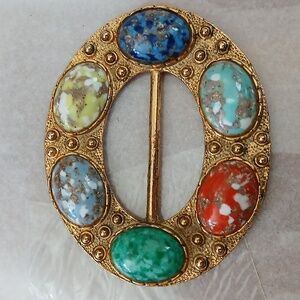 Vintage Cast Metal Belt Buckle
